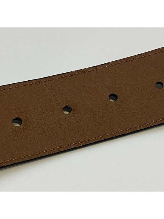 Louis Vuitton Ceinture LV Initial Pyramid Monogram Illusion Leather Belt Black main image 3